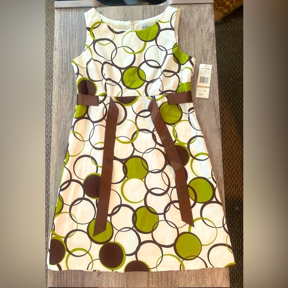 NWT Jessica Howard Tie Front Dress Size 12